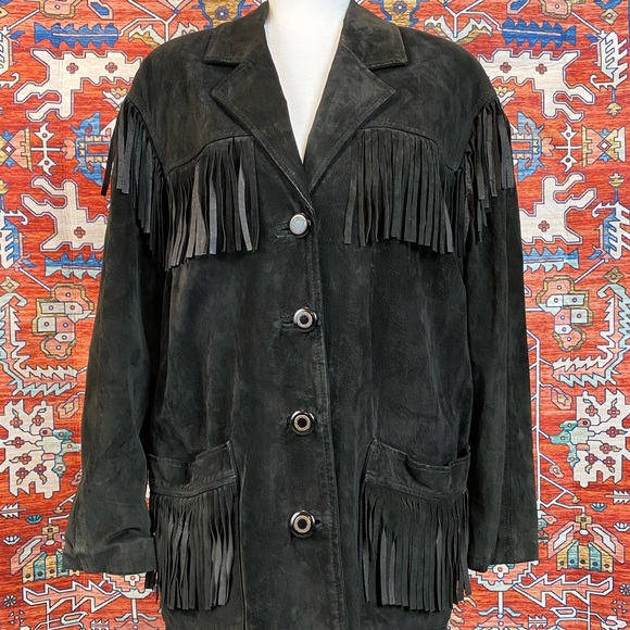 Danier Jackets & Blazers - Vintage Suede Fringe Jacket